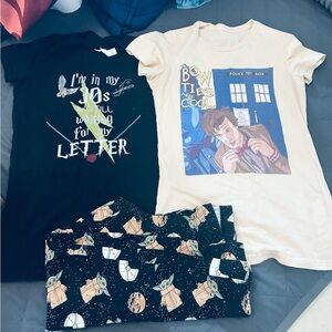 Graphic T-Shirts and Star Wars Pajama Set